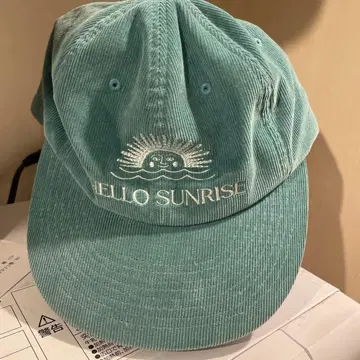 HELLO SUNRISE 터콰이즈 캡