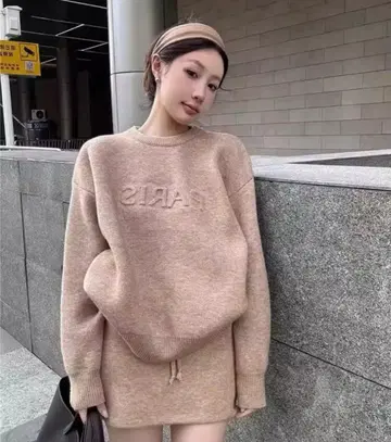 한국 니트 셋업