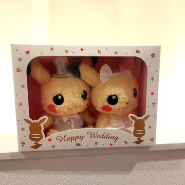 포켓몬 피카츄 복슬복슬 웨딩 세트 페어 피카츄 웨딩