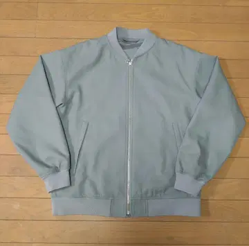 PLST MA-1 블루종 자켓 아우터 L 사이즈 그레이 계열