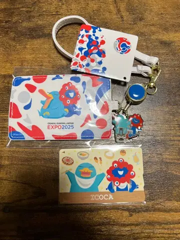 미야쿠미야쿠 인조 가죽 패스 케이스 ICOCA 세트