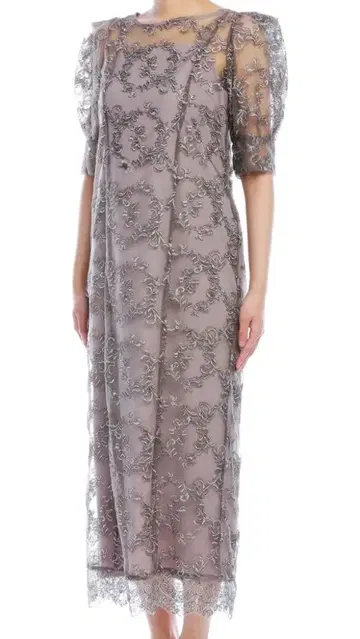 Le'Rure 오리지널 페이즐리 패턴 드레스