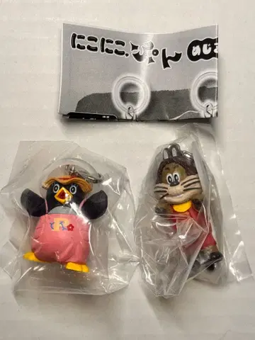 니코니코푼 가챠 메지루시 액세서리 쟈쟈마루 핏코로 2점