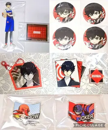 페르소나 5 더 로얄 아마미야 렌 아케치 고로 조커 크로우 굿즈 세트