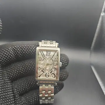 실버 쿼츠 손목시계 여성용