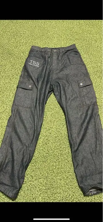 Triple 5 Soul 카고 데님 팬츠 다크 그레이