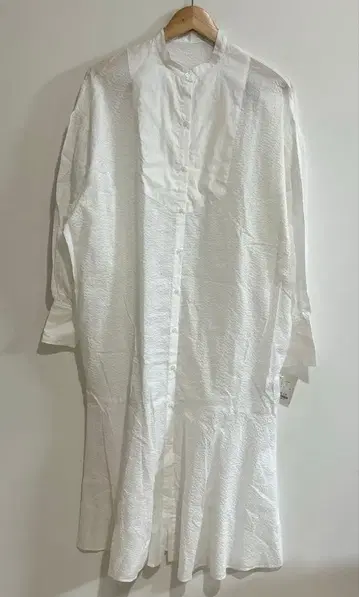 휴일 hwyl 면 100 심플 셔츠 원피스