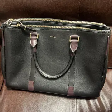 케이트 스페이드 블랙/퍼플 토트백