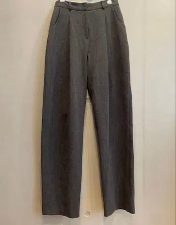 CANAL JEAN 캐널진 via j 턱 팬츠 그레이