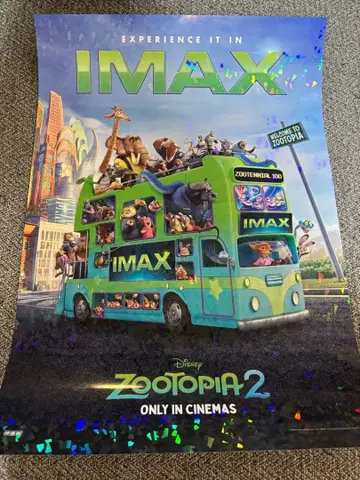 주토피아2 IMAX 입장 특전 포스터&카드