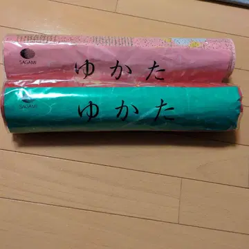 유카타 옷감 12m 빨간색 계열 & 핑크 2개 리메이크 등에도