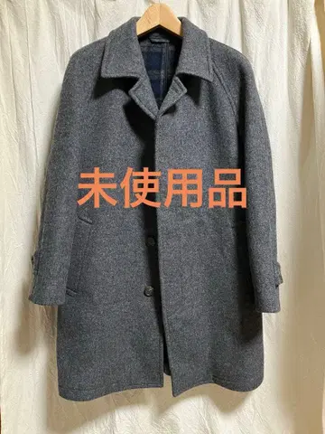 Chaps 울 코트 차콜 그레이 M