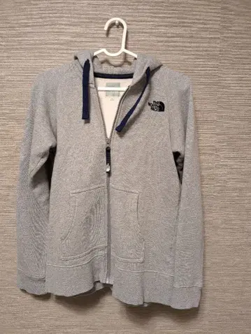 더 노스페이스 그레이 풀 집업 후드티 M