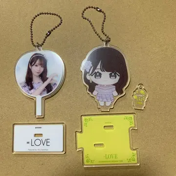 =LOVE 이코라부 오타니 에미리 아크릴 스탠드 키링 미니 복권