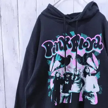구제 의류 PINK FLOYD 핑크 플로이드 맨투맨 후드티 블랙 M