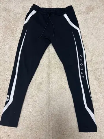 CRONOS 조거 팬츠 블랙 M