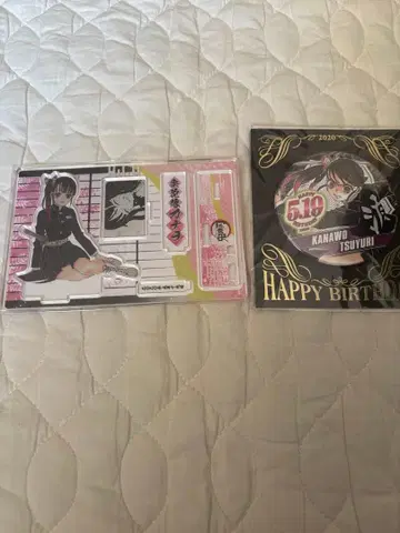 귀멸의 칼날 츠유리 카나오 벌스데이 캔뱃지 아크릴 스탠드