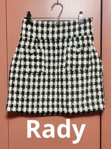Rady 체크 스커트