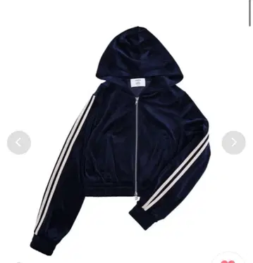 가격 인하 가능 [Jouetie] 벨로아 라인 후드티