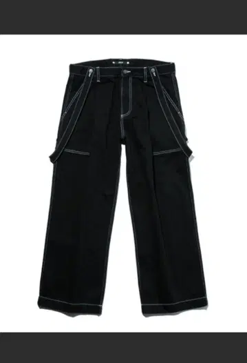 glamb 서스펜더 로우 데님