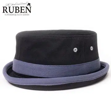 새상품 RUBEN 맨투맨 포크 파이 햇 블랙 FREE SIZE