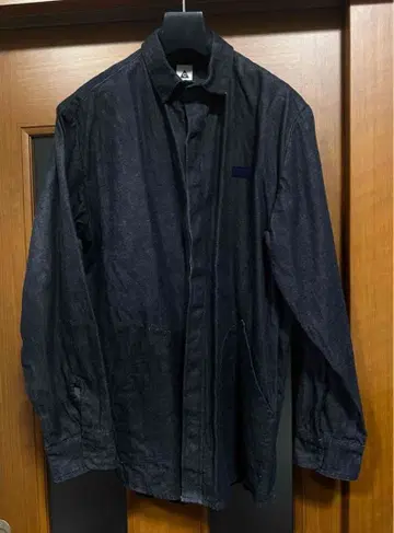 더 몽골리안 찹스 데님 롱 자켓 코트