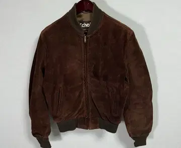 Schott 스웨이드 봄버 자켓 아메카지 바이커