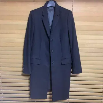 새상품급 유니클로 블랙 체스터 코트 M 사이즈 여성용