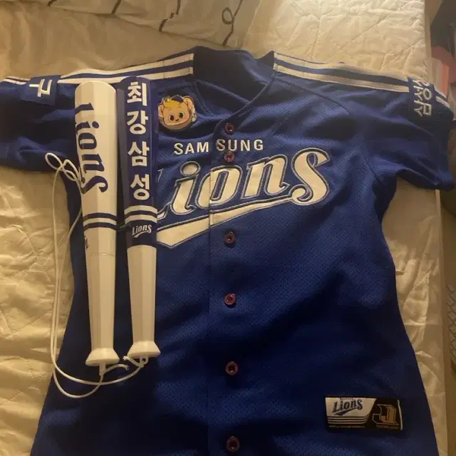 삼성라이온즈 유니폼 응원봉 그립톡 굿즈