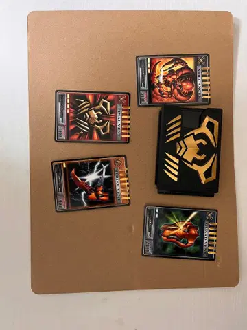 가면라이더 캐릭터 카드 5장 세트