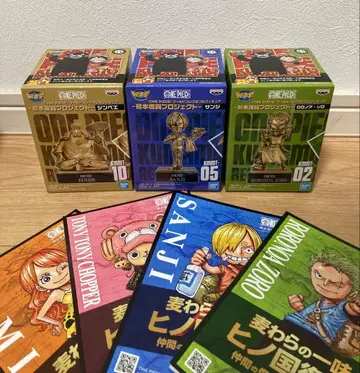 ONE PIECE 월드 컬렉터블 피규어 구마모토 조로 상디 징베