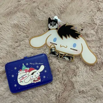 시모노 히로 시나모롤 시모몬 안경 거치대 패스 케이스 산리오