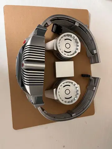 가면라이더 헤드셋 실버/화이트