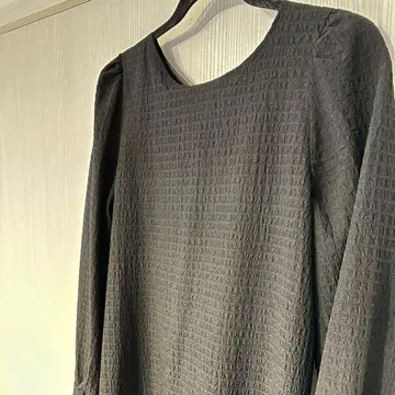 Lumier 뤼미에 블랙 긴팔 롱 원피스