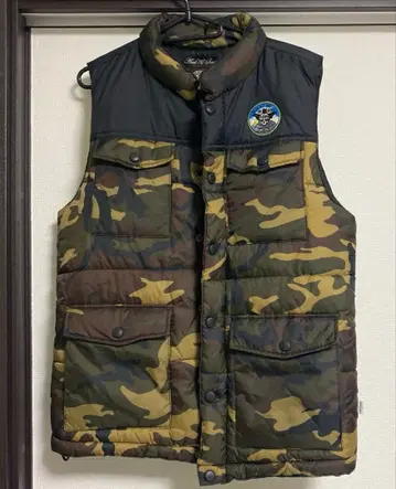 앤드선즈 카모플라주 카모플라 다운풍 베스트 [ M ]