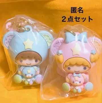 리틀트윈스타 별하늘의 엔젤 시크릿 키링 2개