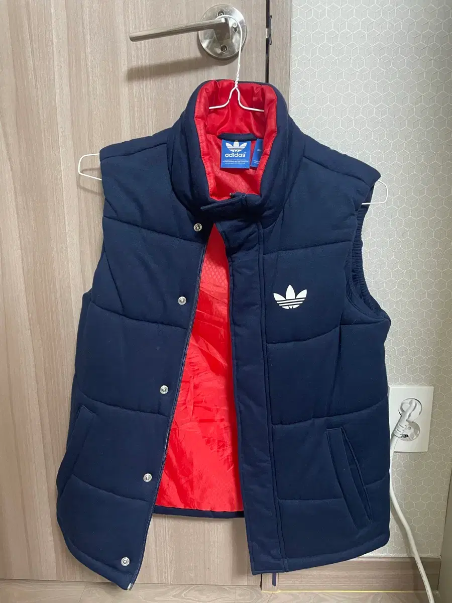 Adidas navy padded vest