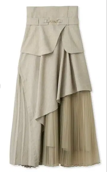 스나이델 비트 플리츠 스위칭 스커트