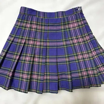 PECOCLUB 플리츠 미니 스커트 퍼플