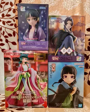 새상품 미개봉 약사의 혼잣말 피규어 4체 세트 마오마오, 진시