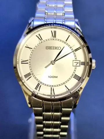 SEIKO 손목시계 7N42-0EX0 쿼츠 100M 실버