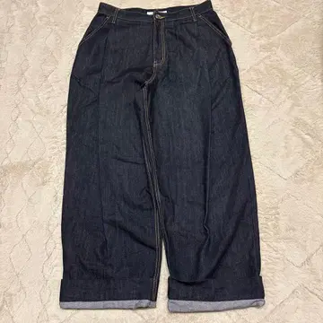 NONBLANK 리지드 데님 배기 데님 남성용 스트릿