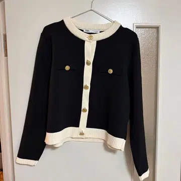 ZARA 자라 바이컬러 가디건