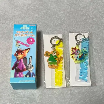 주토피아2 알파벳 아크릴 참 닉&게리 크로우하우저