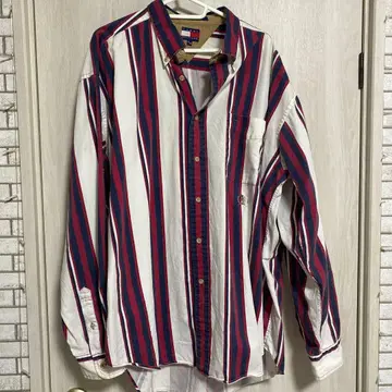 TOMMY HILFIGER 긴팔 셔츠 XL/XG 스트라이프