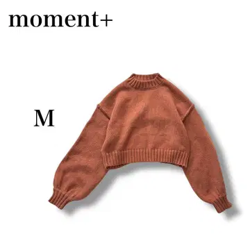 [ 모먼트플러스 ] 숏 기장 니트 [ M ] 심플