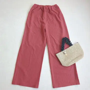 아이템즈 어반 리서치 컬러 팬츠 와이드 포인트 컬러 코디 루즈핏 F