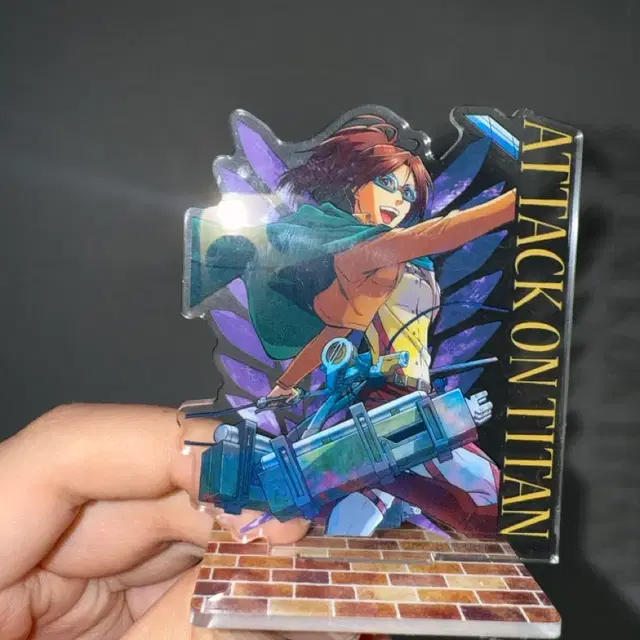 진격거 한지 아크릴 스탠드, 핀뱃지 일괄