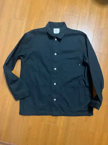 EDWIN 블랙 커버올 MEDIUM