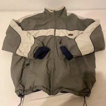 나일론 자켓 드로우 코드 포함 구제 빈티지